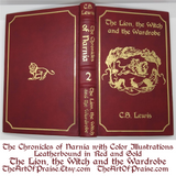 Leatherbound Chronicles of Narnia: 7 Book Set in Chronological or Publishing Order