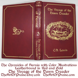 Leatherbound Chronicles of Narnia: 7 Book Set in Chronological or Publishing Order
