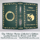 The Witcher Series Collector's Edition Leatherbound in Green and Gold