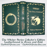 The Witcher Series Collector's Edition Leatherbound in Green and Gold