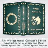 The Witcher Series Collector's Edition Leatherbound in Green and Gold