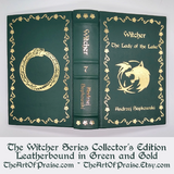 The Witcher Series Collector's Edition Leatherbound in Green and Gold