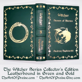 The Witcher Series Collector's Edition Leatherbound in Green and Gold
