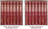 Leatherbound Chronicles of Narnia: 7 Book Set in Chronological or Publishing Order