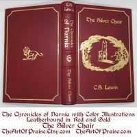 Leatherbound Chronicles of Narnia: 7 Book Set in Chronological or Publishing Order