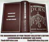 The Dragonriders of Pern Trilogy Omnibus Collector's Edition - Leatherbound in Burgundy and Silver