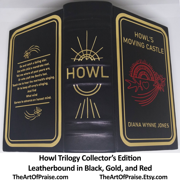 Leatherbound Collector's Edition Omnibus of The Howl Trilogy by Diana Wynne Jones