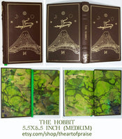 Leatherbound Tolkien Books Brown and Gold 5.5x8.5 Inch (Medium)