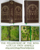Leatherbound Tolkien Books Brown and Gold 4.5x7.25 Inch (Small)