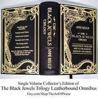 Leatherbound Collector's Edition Omnibus of The Black Jewels Trilogy by Anne Bishop