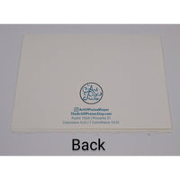 Blank Greeting Cards - Original Artwork - Acid Free with Deckeled Edge and Envelope
