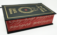 Lord of the Rings Illustrated by the Author and Leatherbound in Black, Gold, and Red