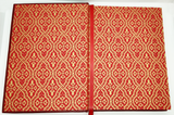 Illustrated Hobbit Leatherbound in Dark Red and Gold