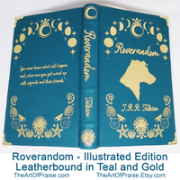 Roverandom Illustrated Edition - Leatherbound in Teal and Gold