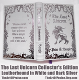 The Last Unicorn Collector's Edition - Leatherbound in White and Dark Silver